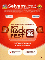 SCT-HackFest 2026 Hackathon Poster