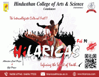Hilaricas 2025 Intercollegiate Cultural fest Poster