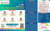 Online FDP on Data Science and Machine Learning 2026 Faculty Development Program Poster