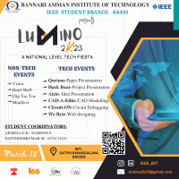 LUMINO 2K23 Technical Symposium Poster