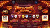 NEXORA 2k26 National Level Technical Fest Poster