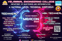MEACON 23 National Level Technical Symposium Poster