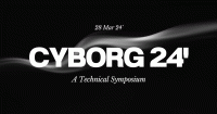 Cyborg Event 24 National Level Technical Symposium Poster