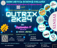 Qutrix 2k24 Technical Symposium Poster