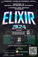 ELIXIR 2024 National Level Technical Symposium Poster
