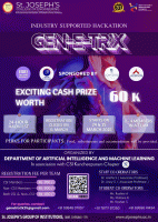 GEN-E-TRIX 2025 Hackathon Poster