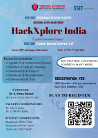 HackXplore India 2026 Hackathon Poster