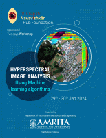 Hyperspectral Image analysis using Machine Learning algorithms 2023 Workshop Poster