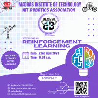 Reinforcement Learning, Dexbot’23 Workshop Poster