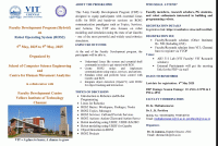 Faculty Development Program (Hybrid) on Robot Operating System (ROS2)