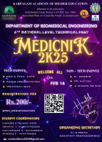 MEDICINK 2K25 Technical Symposium Poster