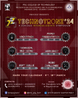 Technotronz'24 Technical Symposium Poster