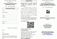 Real-Time Applications using LabVIEW with Arduino 2026 Hands-on Training Poster