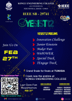 YESIST'12 International level Project Expo Poster