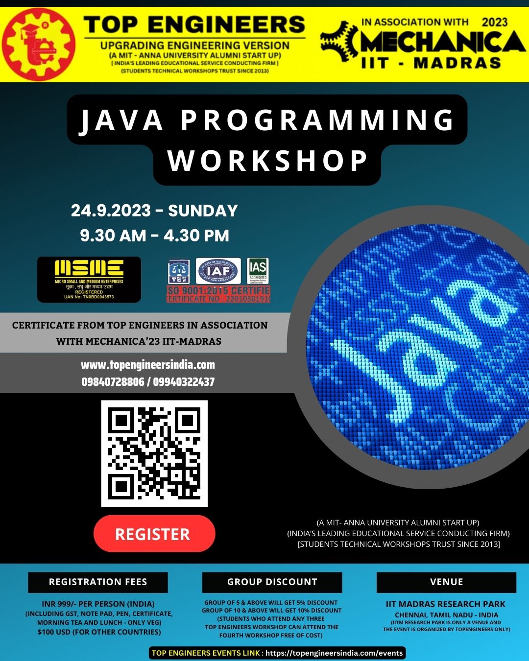 Java Programming Workshop 2023