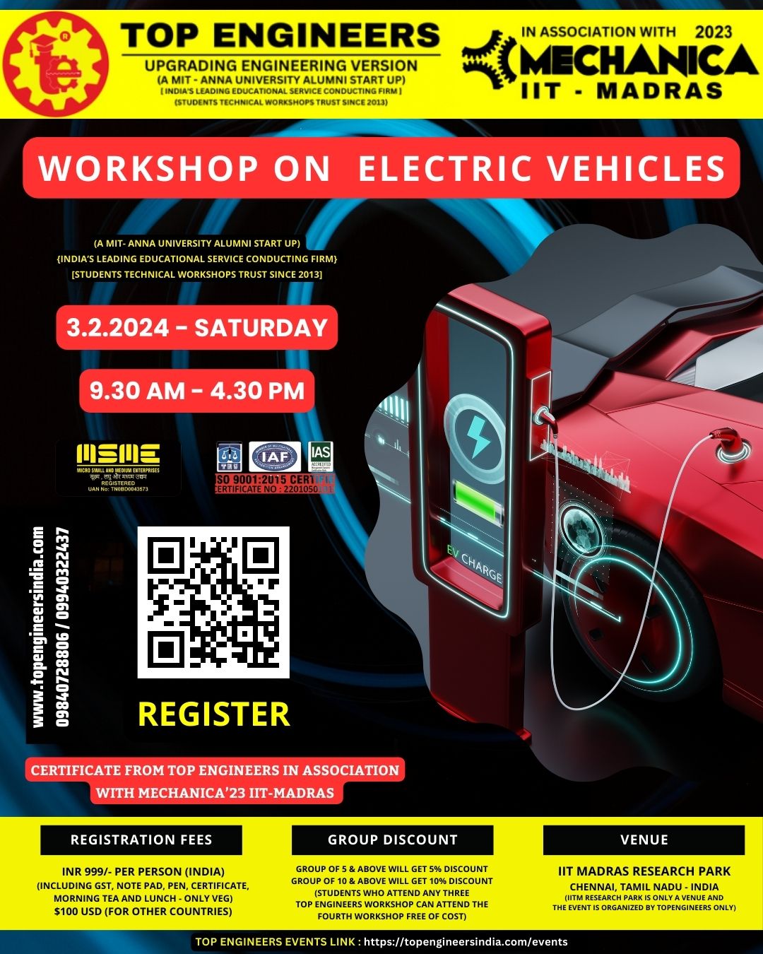 Workshop on Electric Vehicles 2024