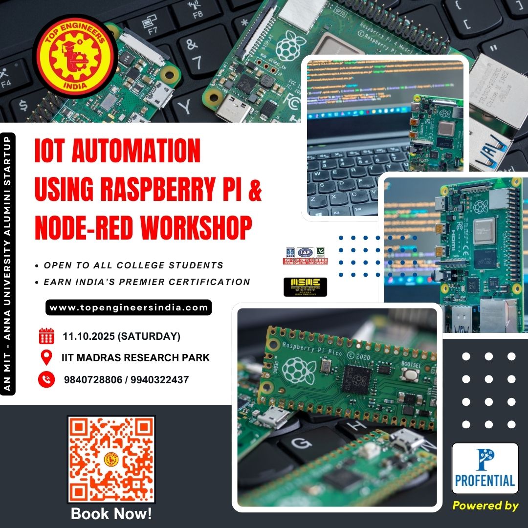 IoT Automation using Raspberry Pi & Node-red Workshop 2025
