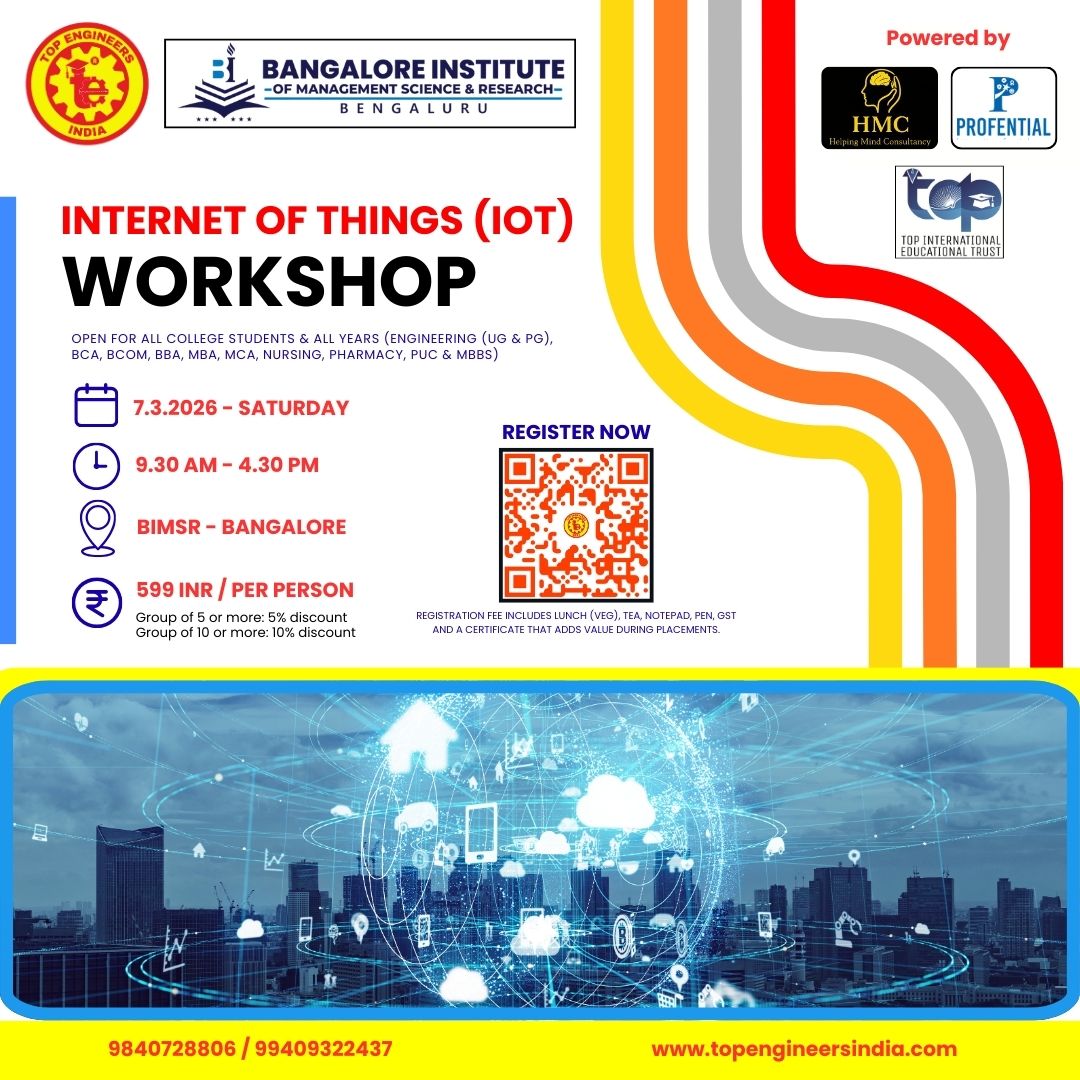 IoT Workshop 2026 Workshop Poster 