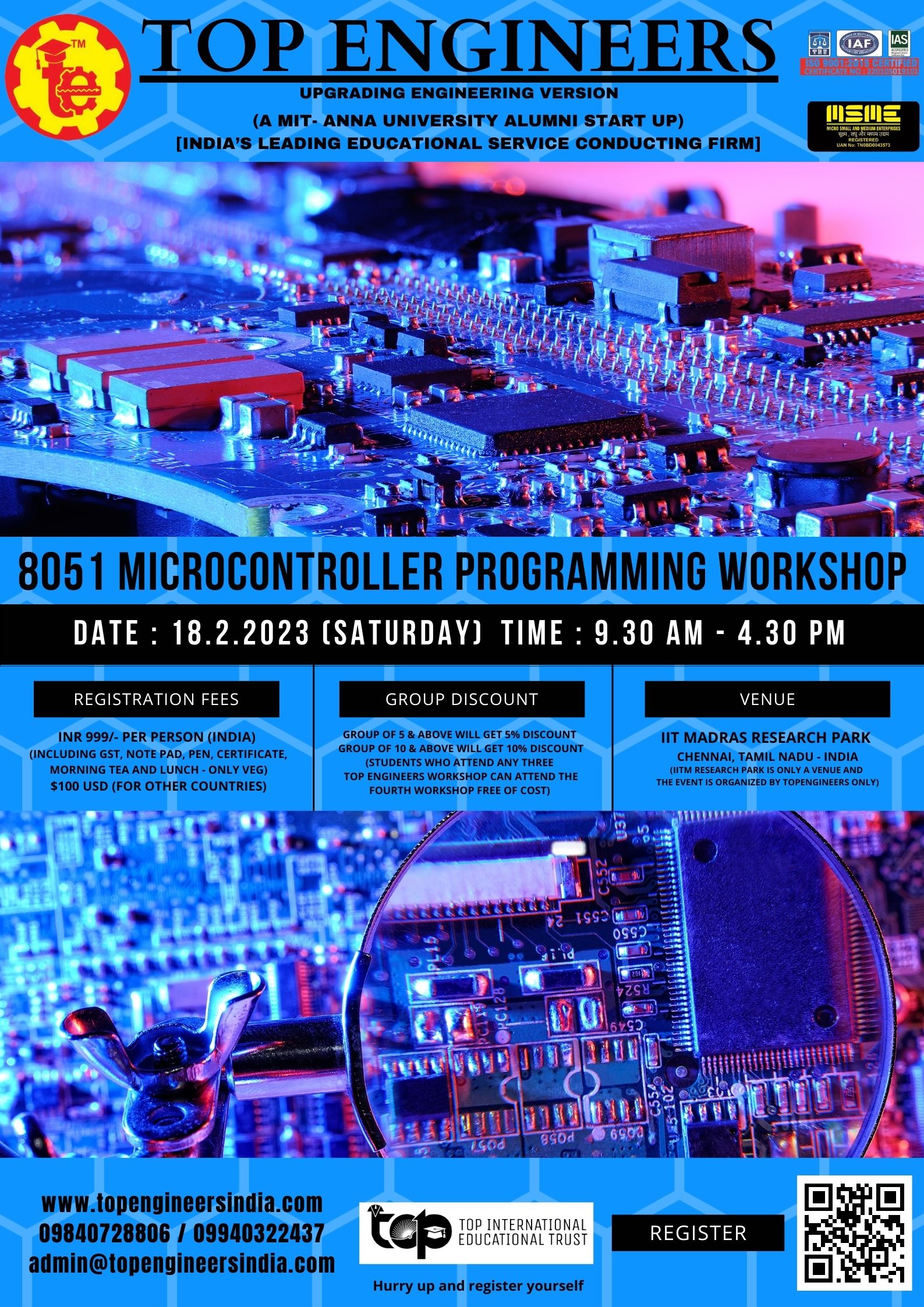 8051 Microcontroller Programming Workshop 2023