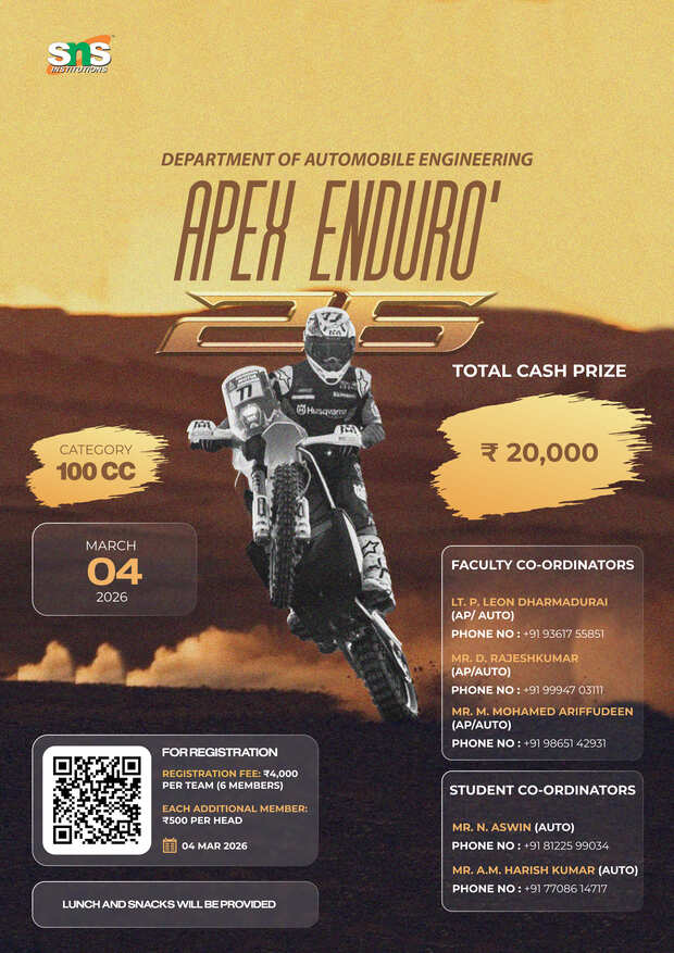 APEX ENDURO' 26 National Level Dirt Bike Event Poster 