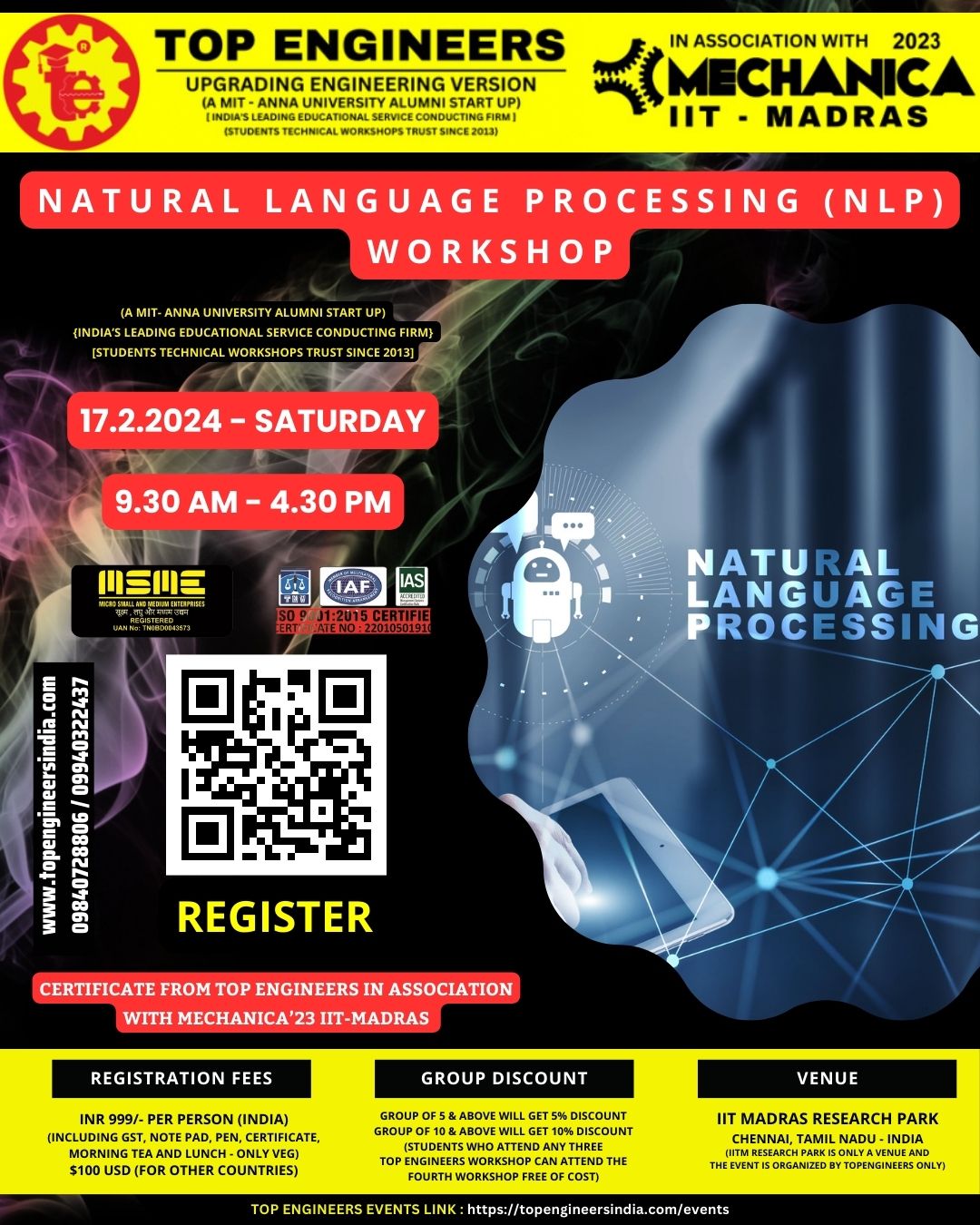 Natural Language Processing (NLP) Workshop 2024