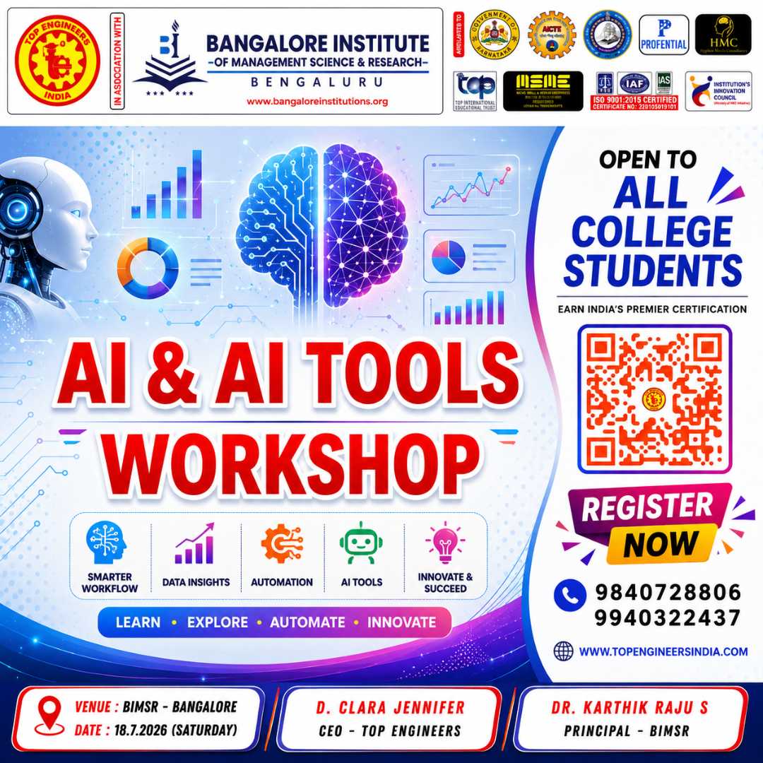 AI & AI Tools Workshop 2026 Workshop Poster 
