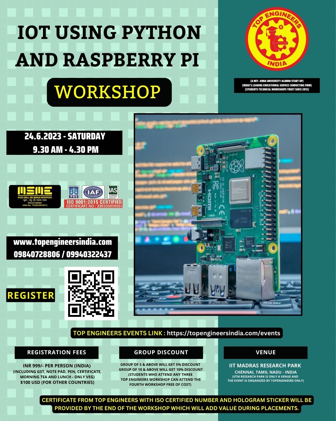 IoT using Python and Raspberry Pi Workshop 2023