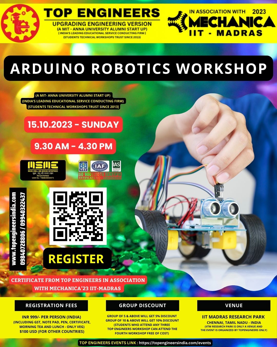 Arduino Robotics Workshop 2023
