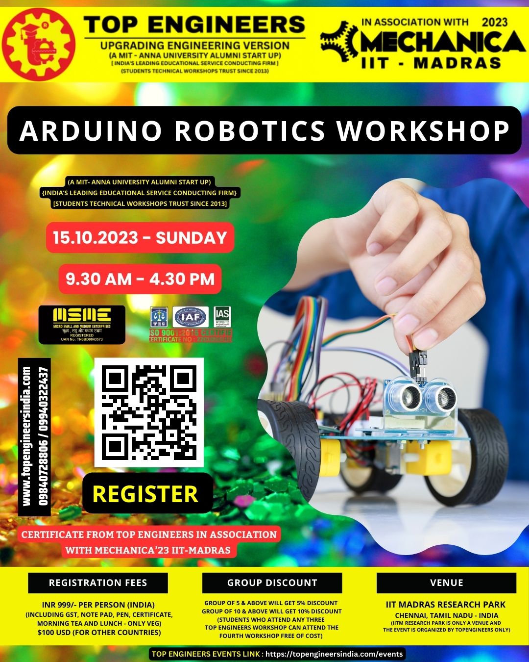 Arduino Robotics Workshop 2023