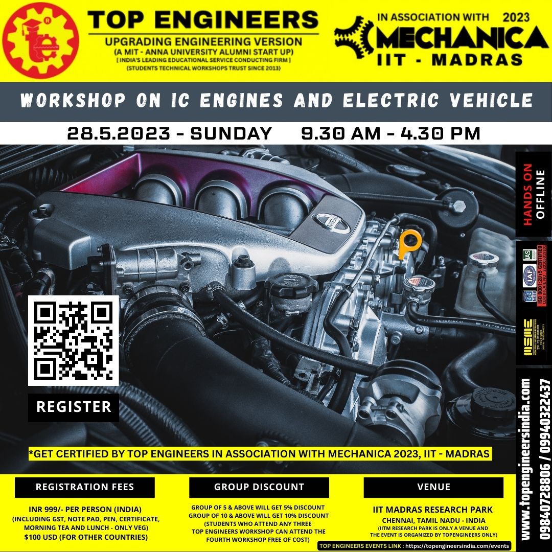 Workshop on IC Engines and Electric Vehicle 2023