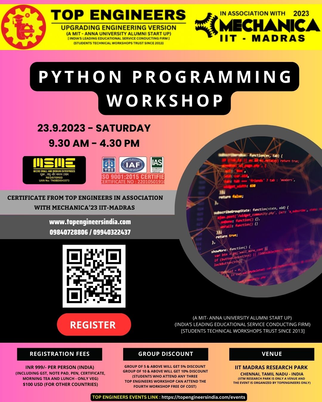 Python Programming Workshop 2023