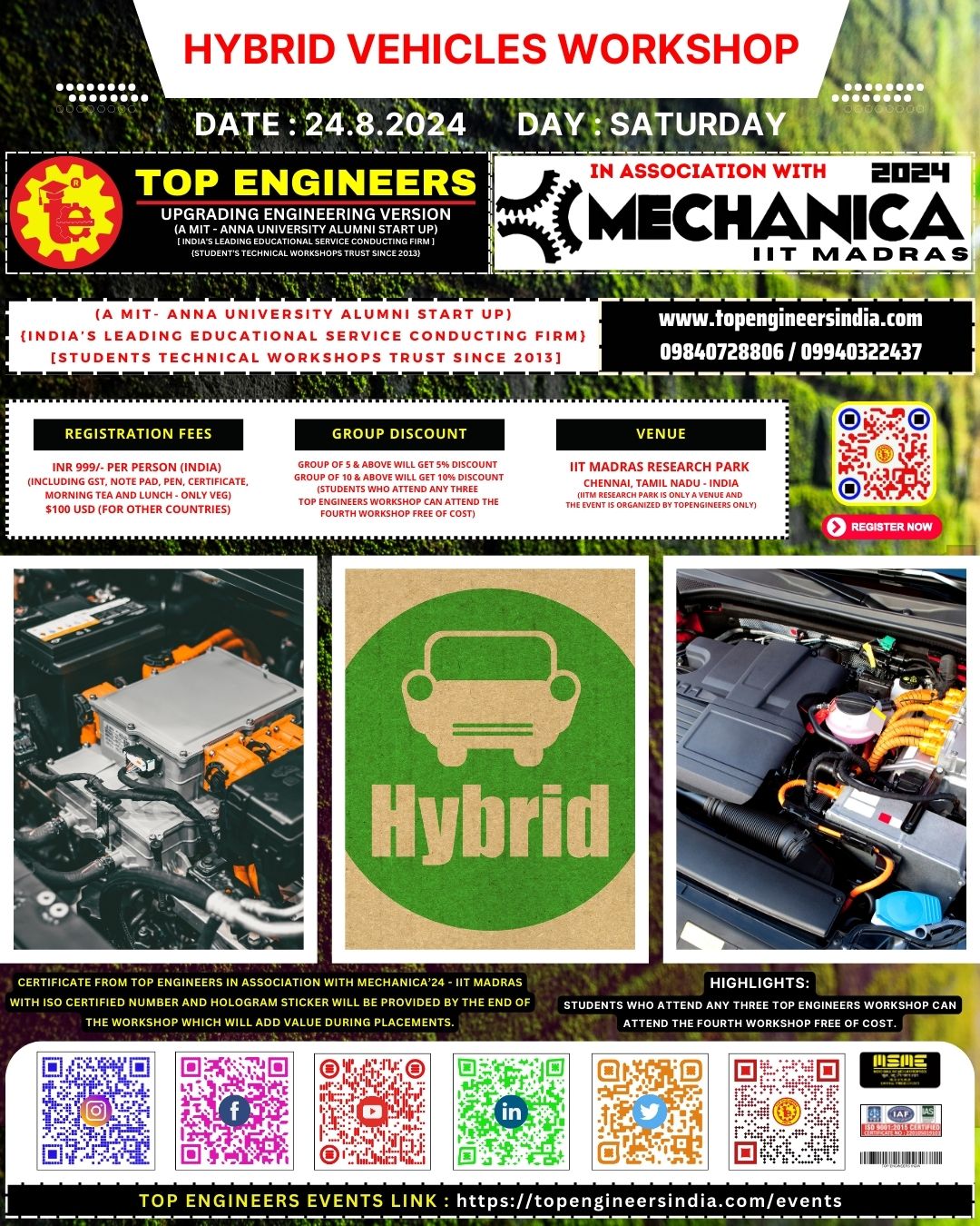 Hybrid Vehicles Workshop 2024