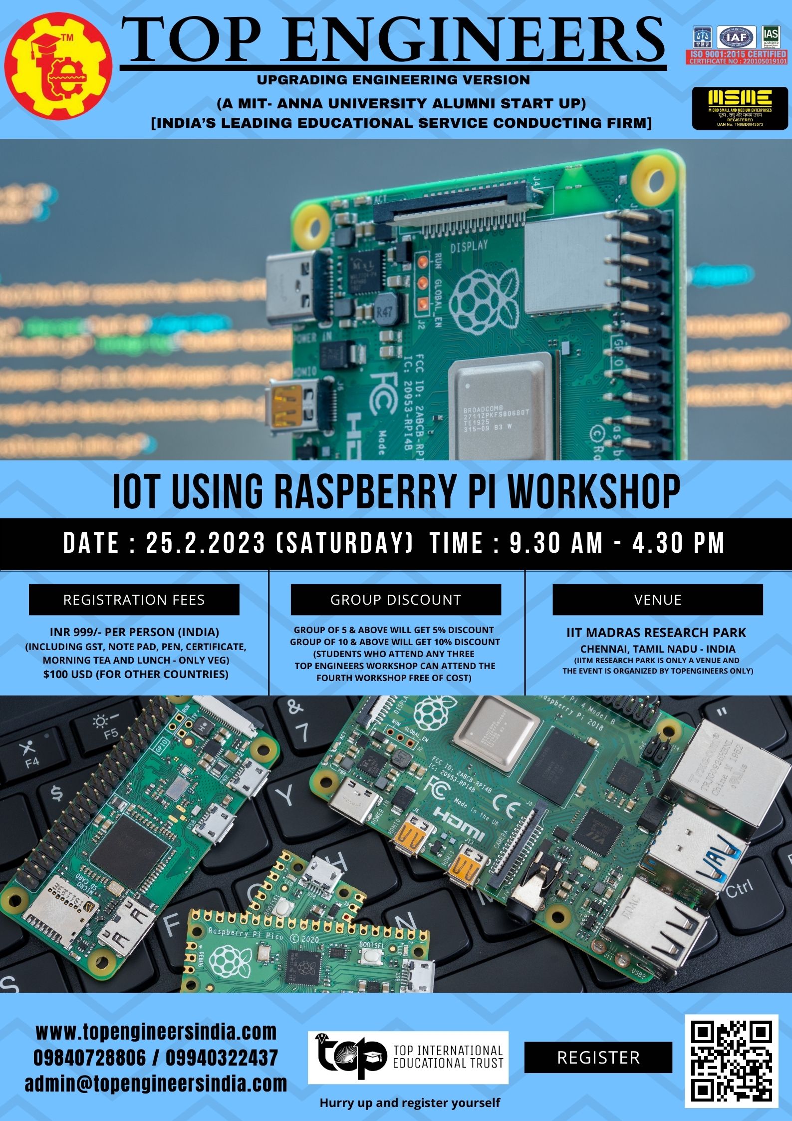 IoT using Raspberry Pi Workshop 2023