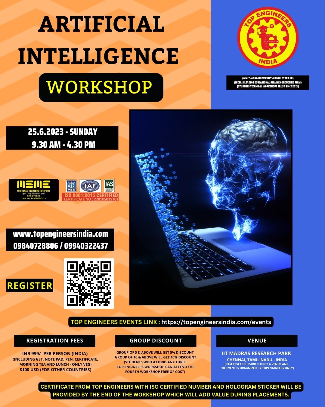 Artificial Intelligence Workshop 2023