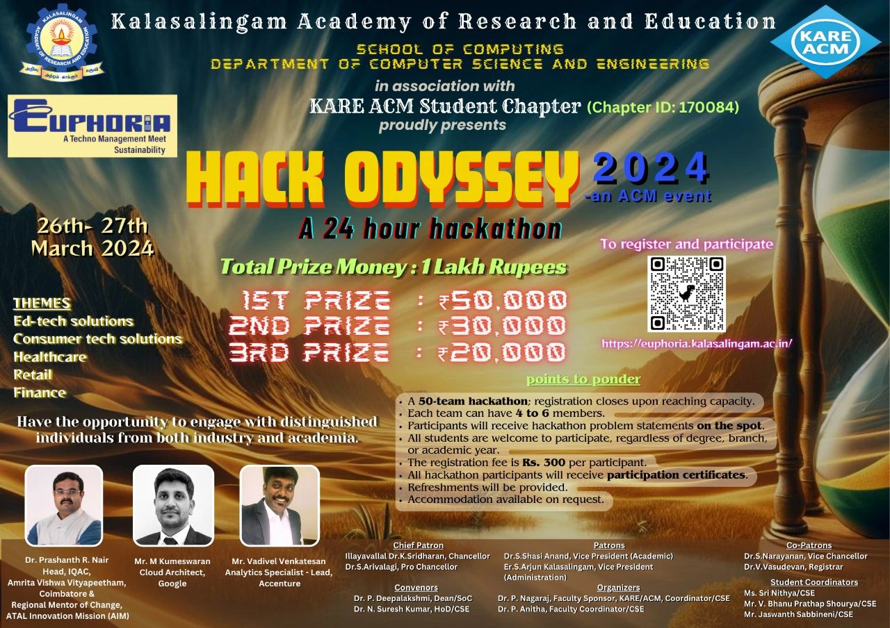 Hack Odyssey - an ACM event 2024