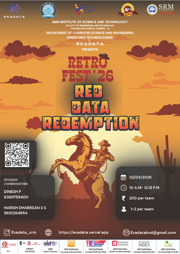 RetroFest'26 Red Data Redemption Technical Event Poster 