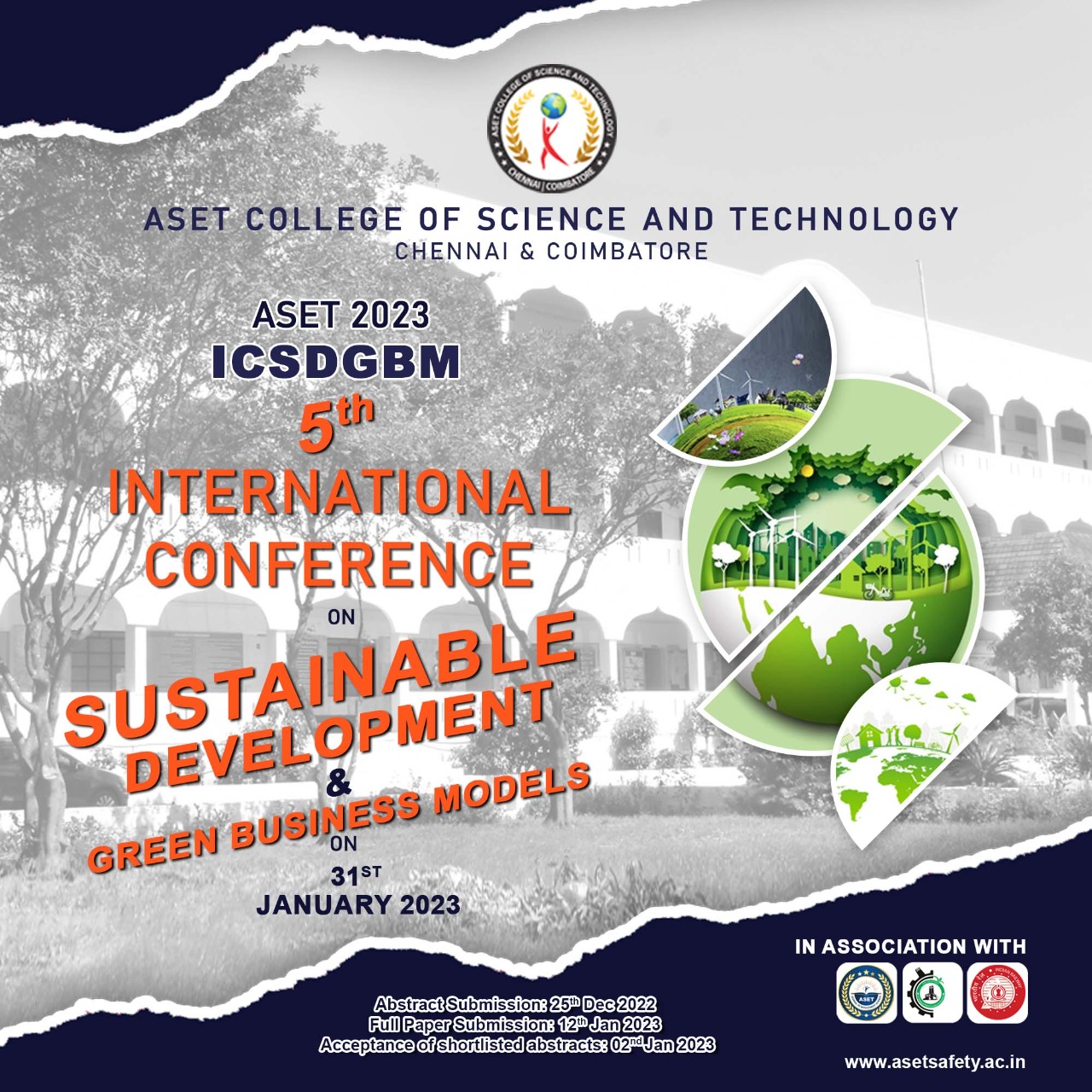 5th International Conference on Sustainable Development and Green Business Models ICSDGBM  2023