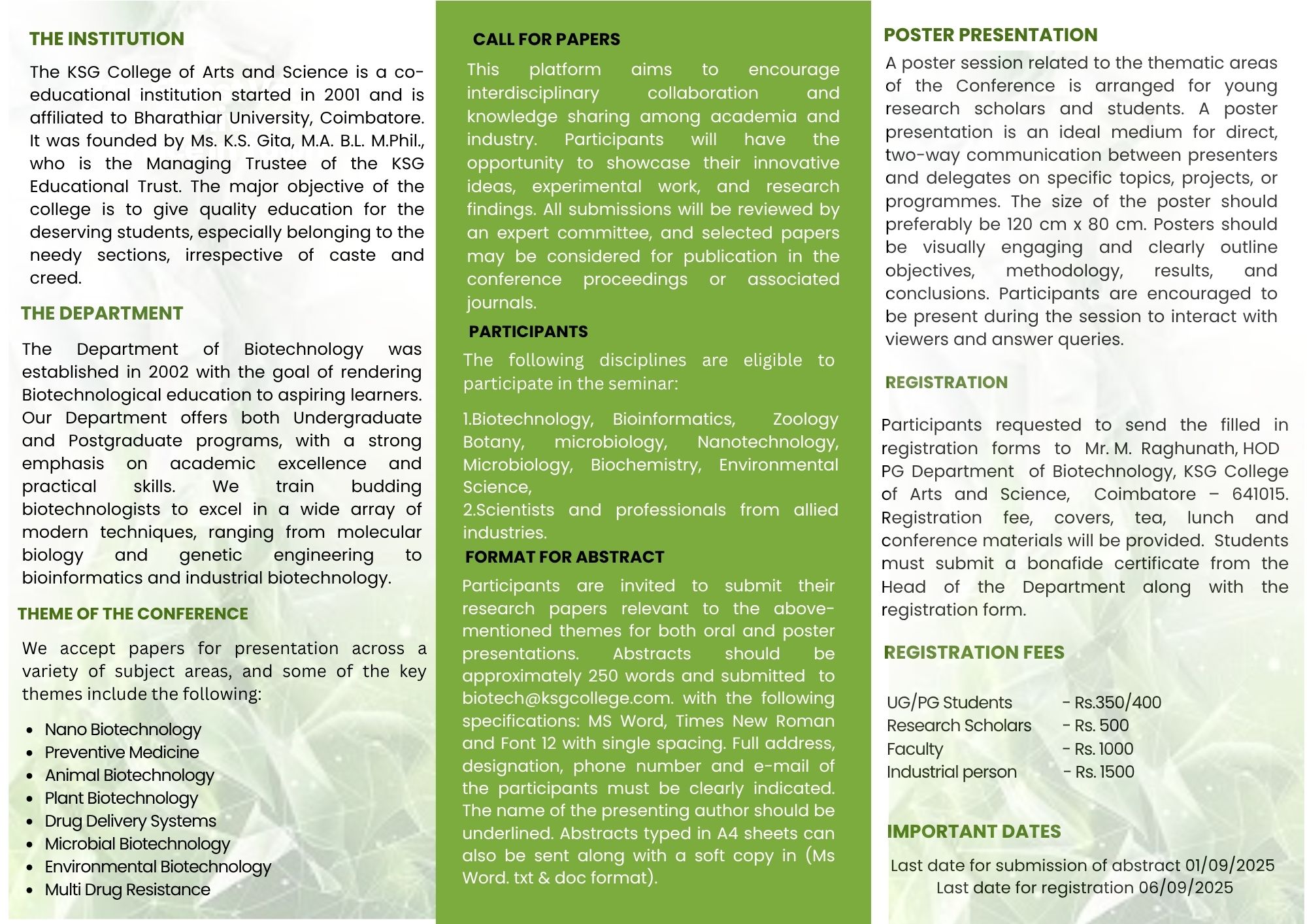 INTERNATIONAL CONFERENCE ICRAB 2025