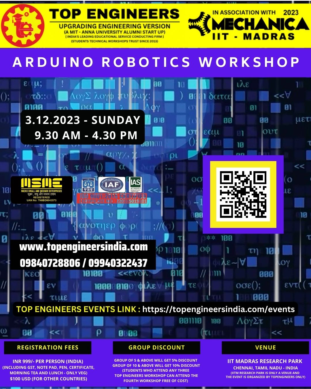 Arduino Robotics Workshop 2023