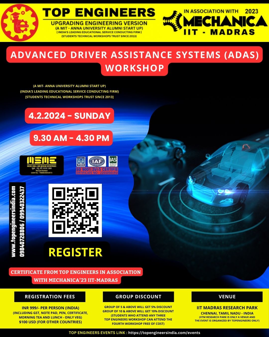 Advanced Driver Assistance Systems (ADAS) Workshop 2024