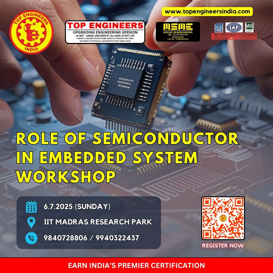 Role of Semiconductor in Embedded System Workshop 2025