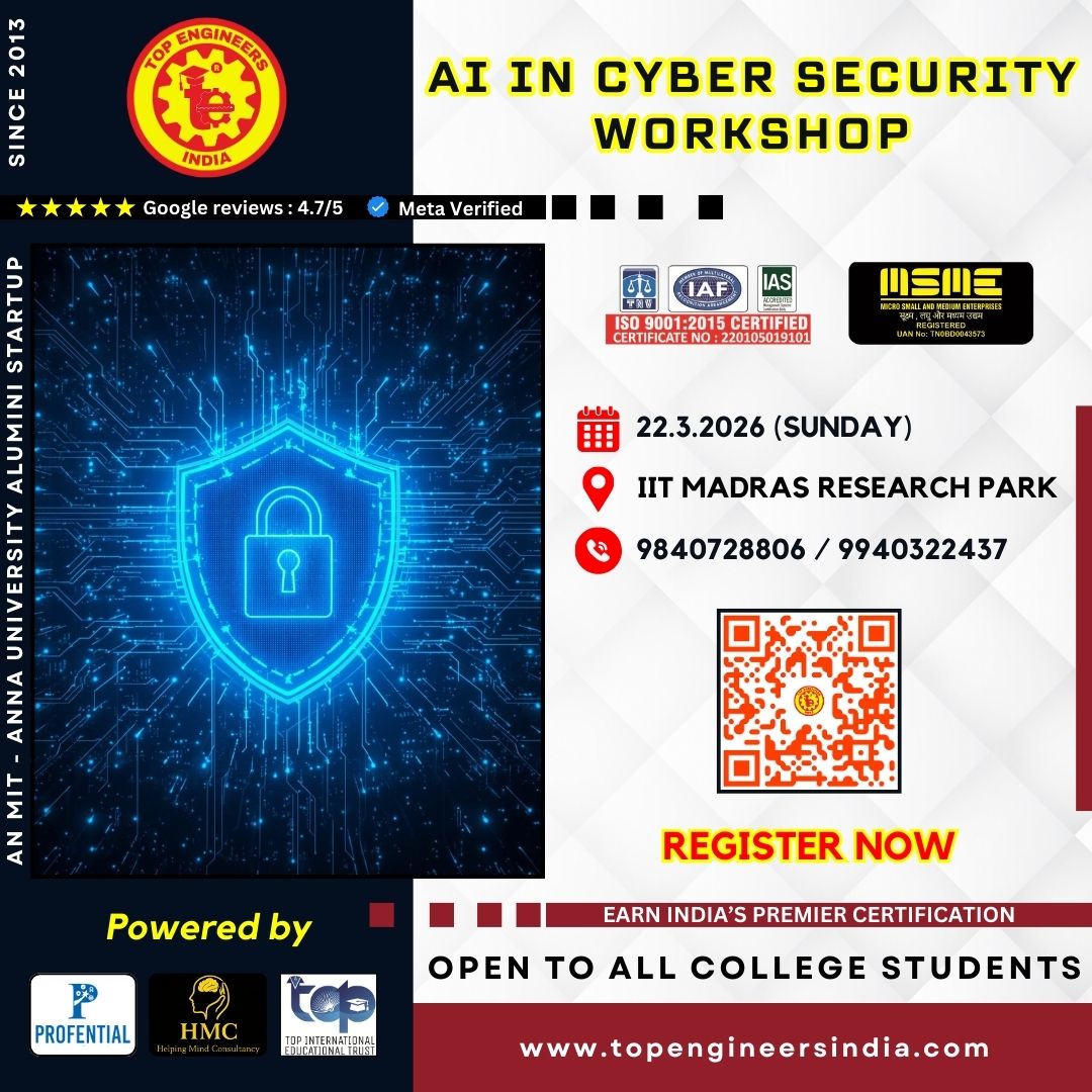 AI in Cyber Security Workshop 2026 Workshop Poster 