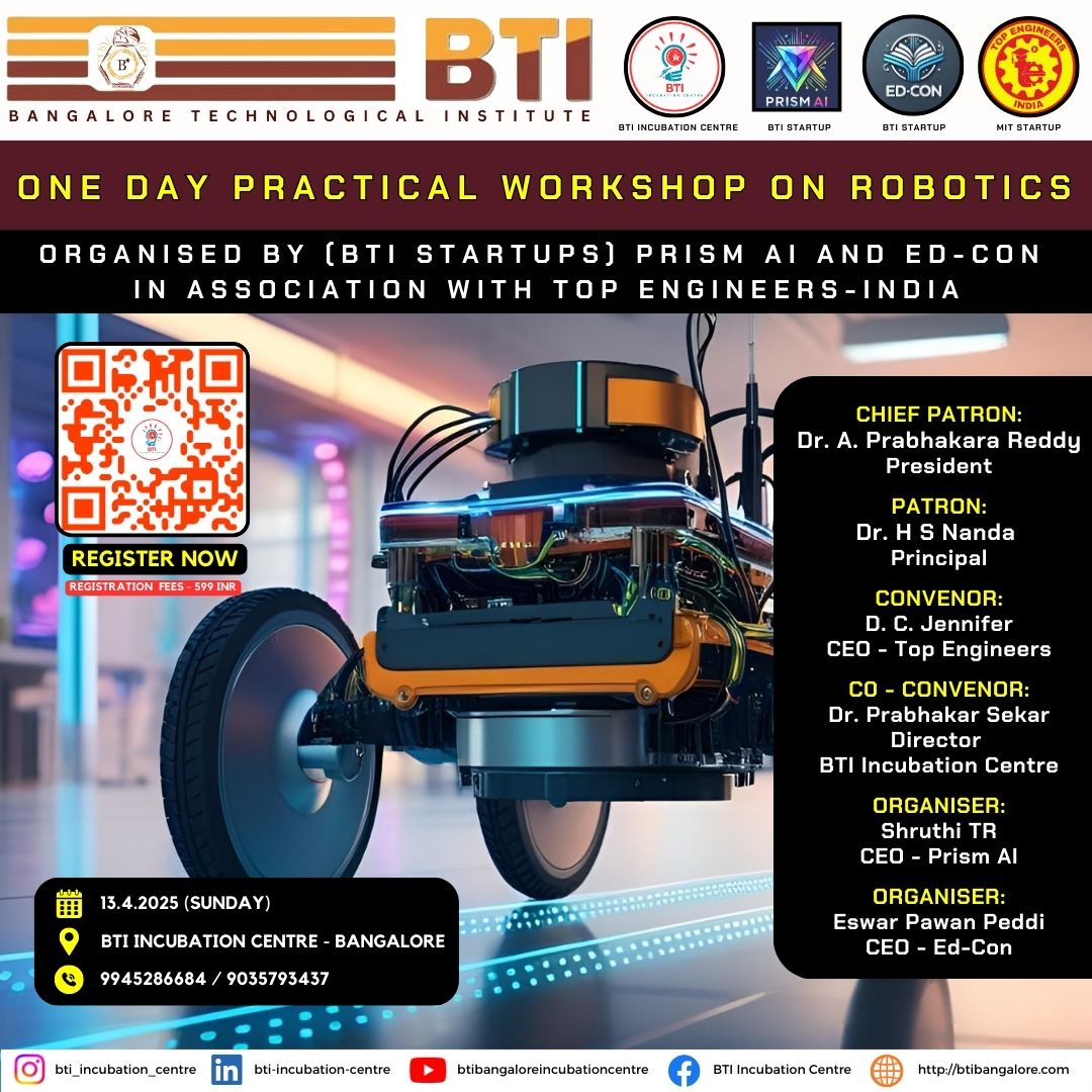 One Day Practical Workshop on Robotics 2025