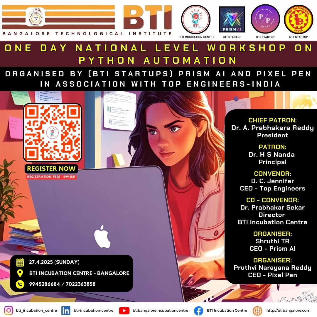 One Day National Level Workshop on Python Automation 2025
