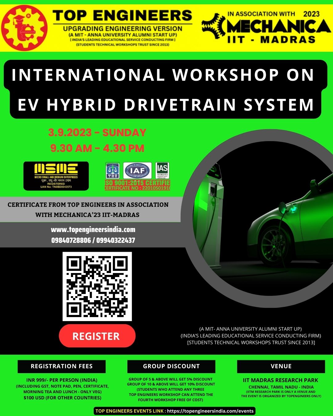 International Workshop on EV Hybrid Drivetrain System 2023