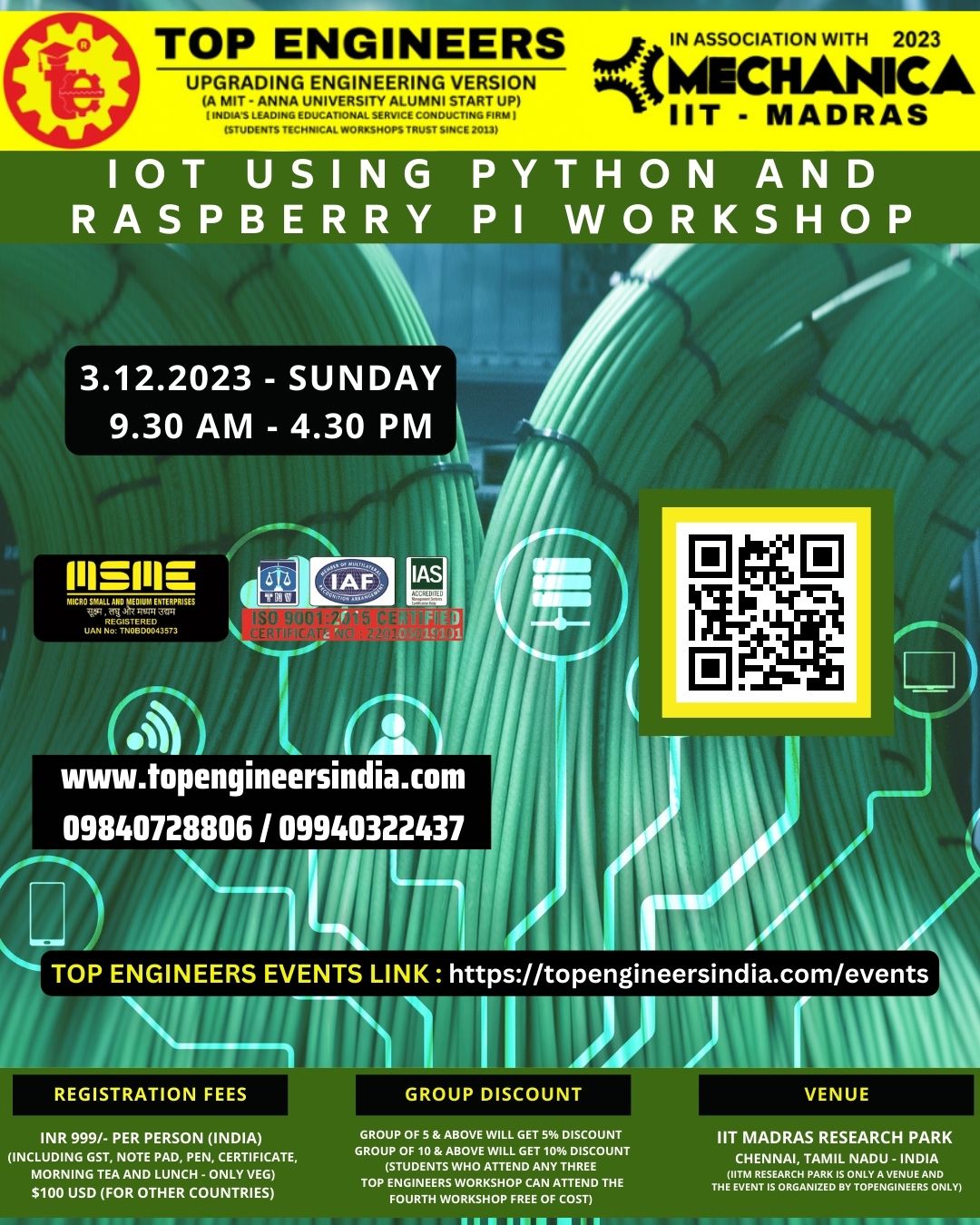 Iot using Python and Raspberry Pi Workshop 2023