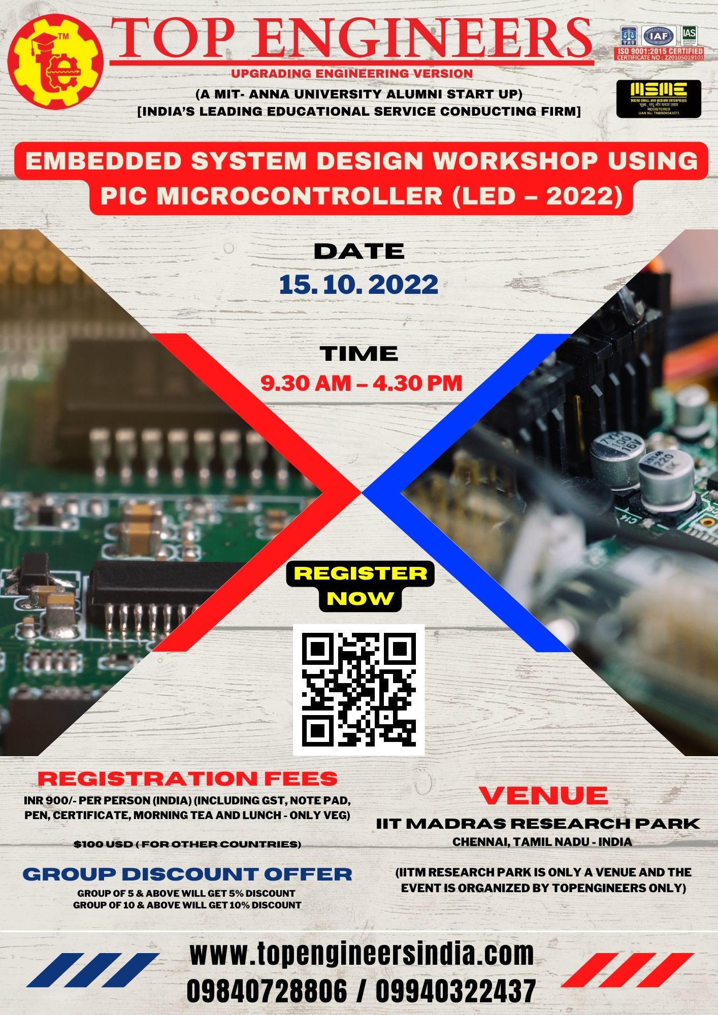Embedded System Design Workshop using Pic Microcontroller (LED 2022)