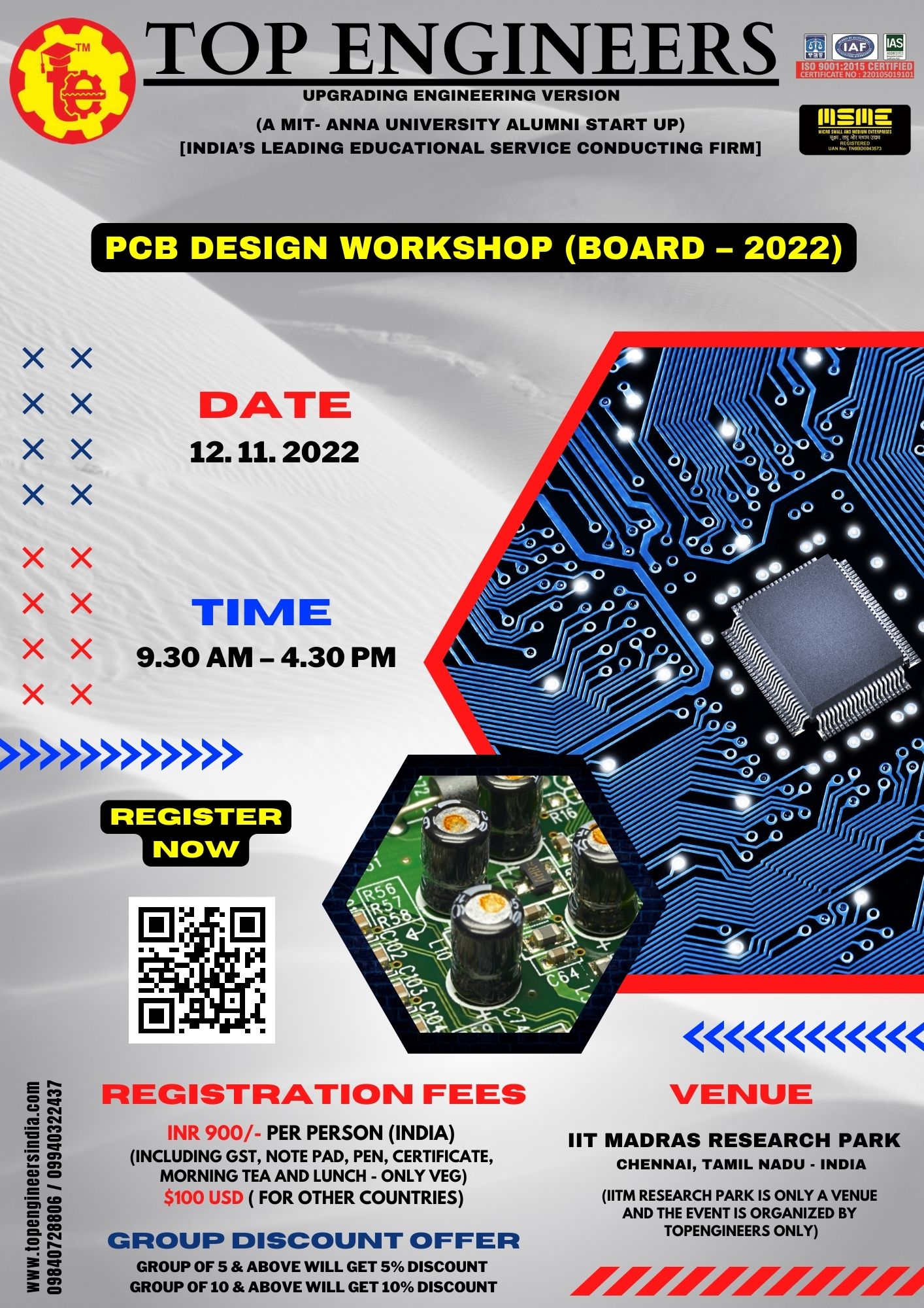 PCB Design Workshop (Board - 2022)