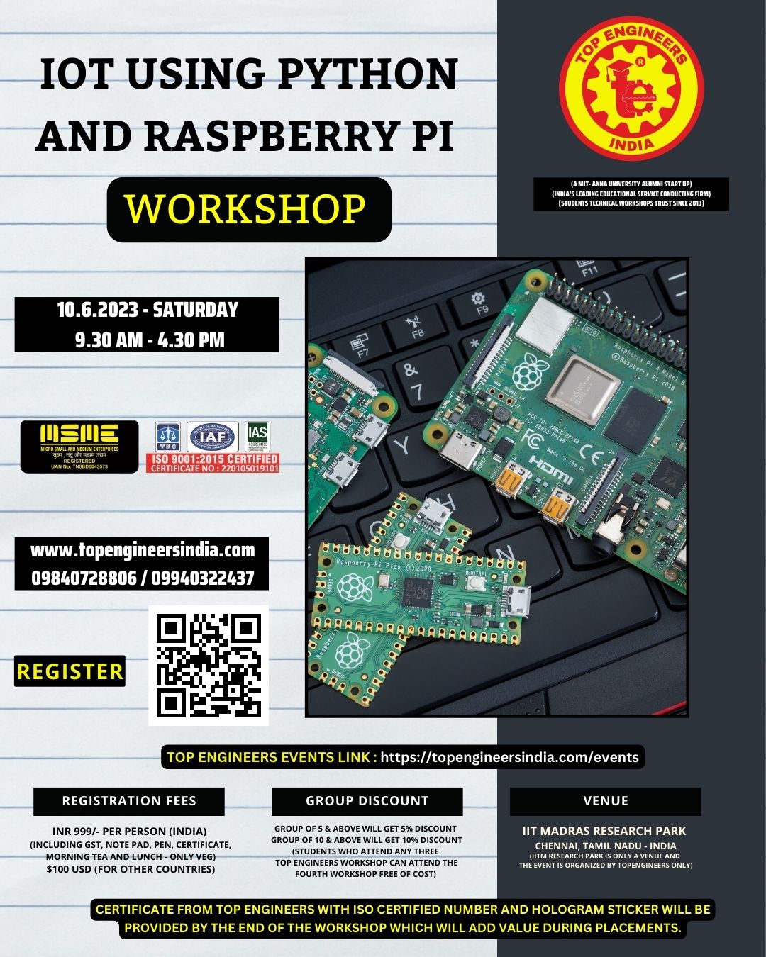 IoT using Python and Raspberry Pi Workshop 2023