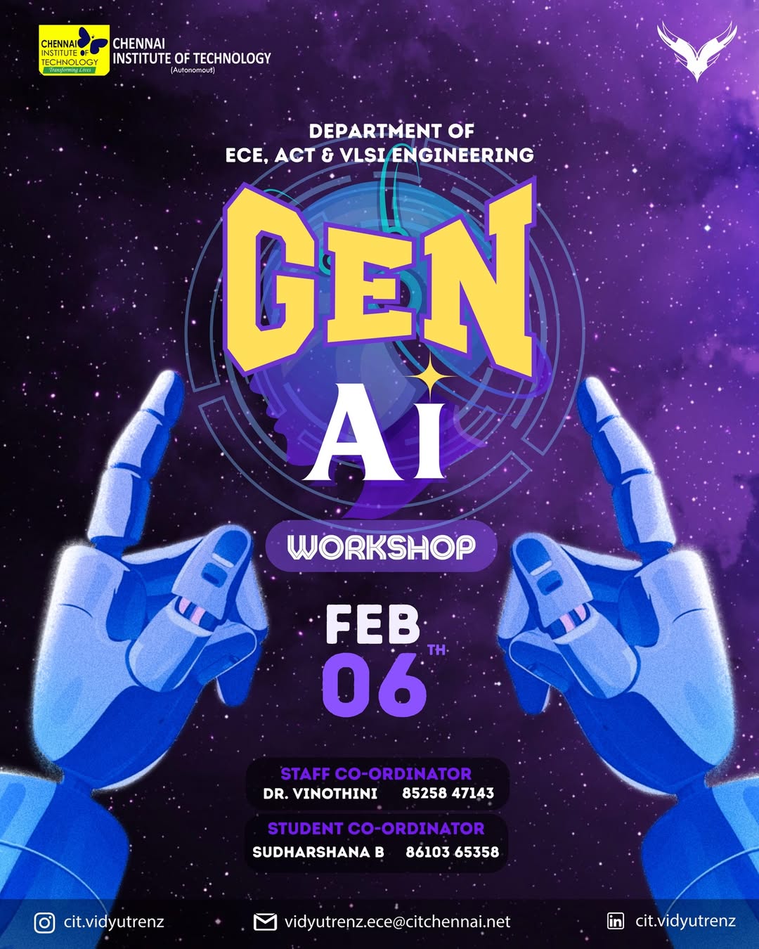 Vidyutrenz GenAI Workshop 2026 Workshop Poster 